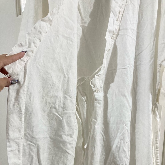EUC Vintage 80s Erika Taylor white robe - Picture 8 of 12